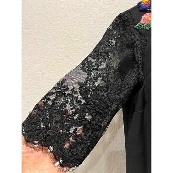 Marchesa 3/4 Sleeve A-Line Mini Day Dress size US8 - Picture 8 of 12